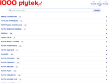 Tablet Screenshot of 1000lazienek.pl